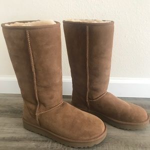 UGG® Classic Tall II Suede Water-Repellent Boots